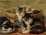 Four Kittens by Henriette Ronner-Knip